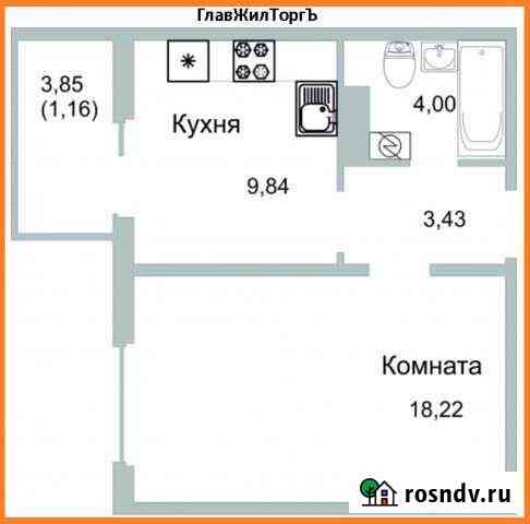 1-комнатная квартира, 36.2 м², 9/9 эт. на продажу в Пскове Псков