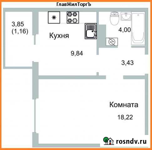 1-комнатная квартира, 36.2 м², 9/9 эт. на продажу в Пскове Псков - изображение 1