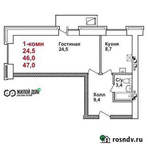 1-комнатная квартира, 46 м², 7/10 эт. на продажу в Новоалтайске Новоалтайск
