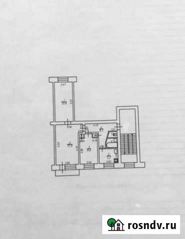 3-комнатная квартира, 57.9 м², 3/5 эт. на продажу в Вольгинском Вольгинский - изображение 1