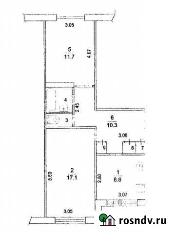2-комнатная квартира, 55.3 м², 2/5 эт. на продажу в Раменском Раменское - изображение 1