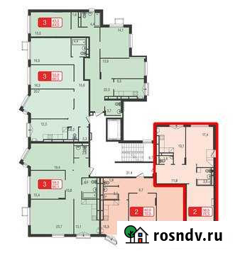 2-комнатная квартира, 75.3 м², 5/5 эт. на продажу в Химках Химки - изображение 1