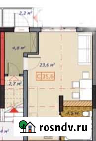 Квартира-студия, 36 м², 1/3 эт. на продажу в Новороссийске Новороссийск - изображение 1