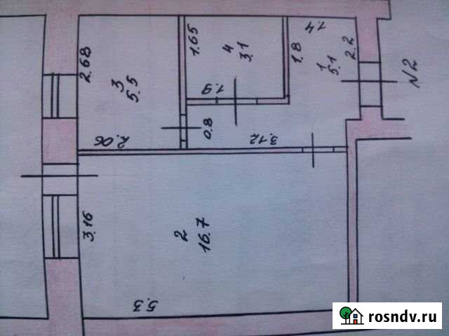 1-комнатная квартира, 30.4 м², 1/5 эт. на продажу в Ельце Елец - изображение 1