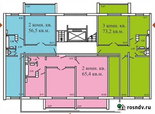 2-комнатная квартира, 65 м², 8/10 эт. на продажу в Копейске Копейск - изображение 1