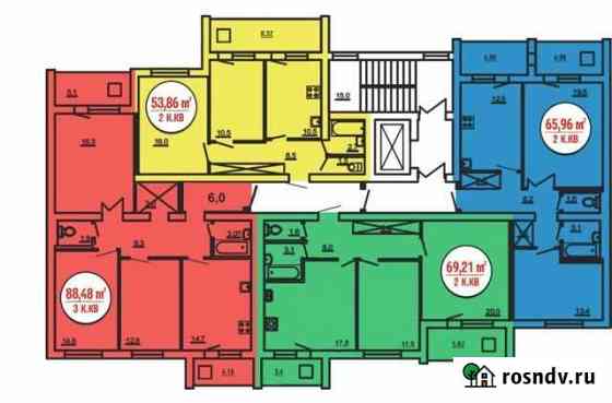 3-комнатная квартира, 69 м², 5/10 эт. на продажу в Нефтекамске Нефтекамск