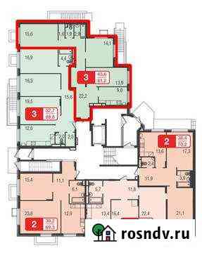 3-комнатная квартира, 81.2 м², 1/5 эт. на продажу в Химках Химки