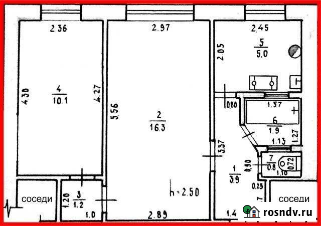 2-комнатная квартира, 39 м², 1/3 эт. на продажу в Моздоке Моздок - изображение 1