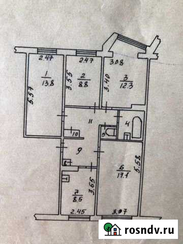 4-комнатная квартира, 76.1 м², 4/5 эт. на продажу в Петропавловске-Камчатском Петропавловск-Камчатский - изображение 1