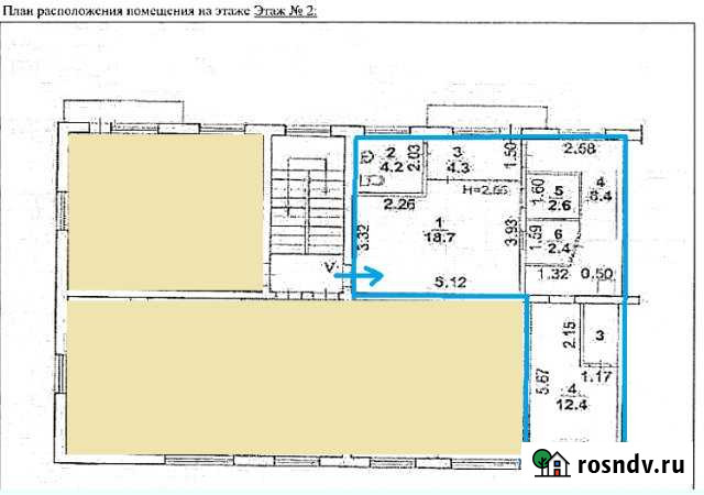 Офисное помещение, 55 кв.м. Волжский - изображение 1
