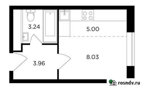 Квартира-студия, 20.2 м², 2/25 эт. на продажу в Одинцово Одинцово