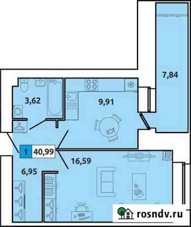 1-комнатная квартира, 41 м², 1/5 эт. на продажу в Северодвинске Северодвинск