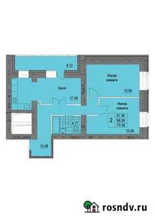 3-комнатная квартира, 70.4 м², 9/14 эт. на продажу в Кирове Киров