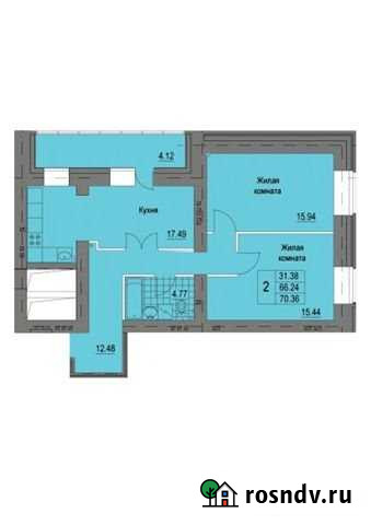 3-комнатная квартира, 70.4 м², 9/14 эт. на продажу в Кирове Киров - изображение 1