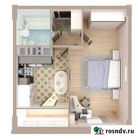 1-комнатная квартира, 35.8 м², 15/18 эт. на продажу в Иваново Иваново