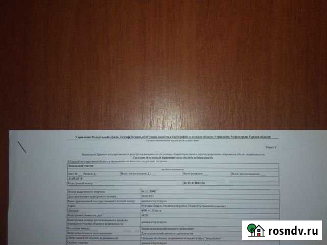 Участок СНТ, ДНП 40 сот. на продажу в Медвенке Медвенка - изображение 1