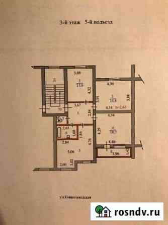 3-комнатная квартира, 89.1 м², 3/5 эт. на продажу в Пензе Пенза