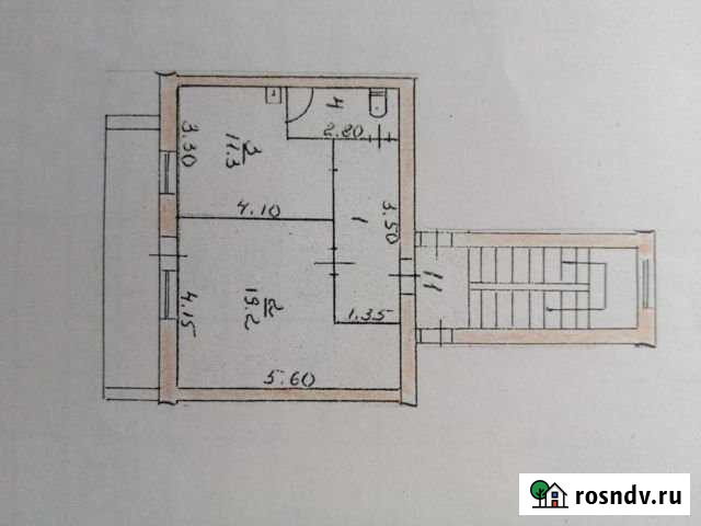 1-комнатная квартира, 39 м², 2/2 эт. на продажу в Россоши Россошь - изображение 1