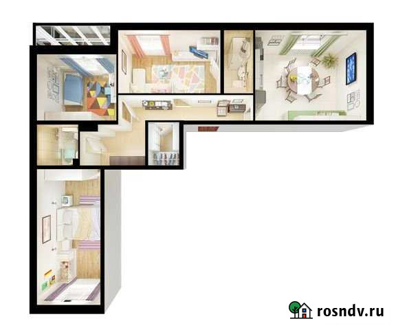 3-комнатная квартира, 83.1 м², 1/16 эт. на продажу в Мурино Мурино - изображение 1