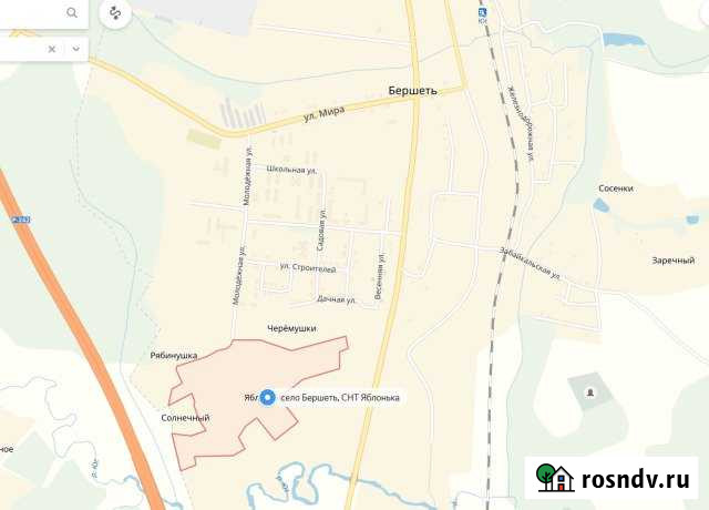 Участок СНТ, ДНП 4 сот. на продажу в Бершете Бершеть - изображение 1