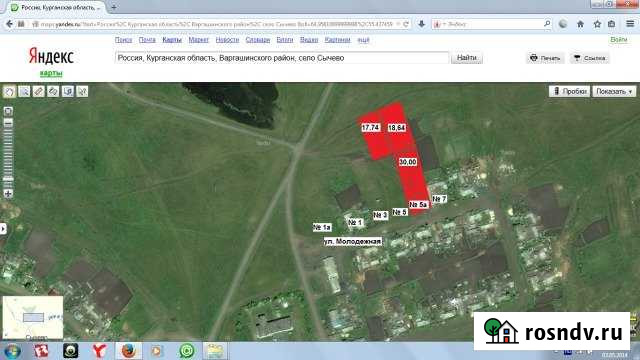 Участок ИЖС 66 сот. на продажу в Варгашах Варгаши - изображение 1