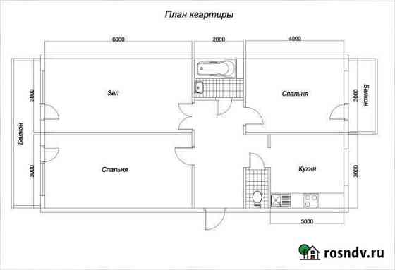 3-комнатная квартира, 68 м², 5/5 эт. на продажу в Черемхово Черемхово