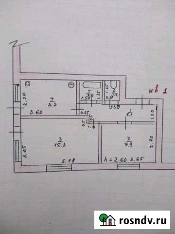 2-комнатная квартира, 43 м², 1/2 эт. на продажу в Долгоруково Долгоруково - изображение 1