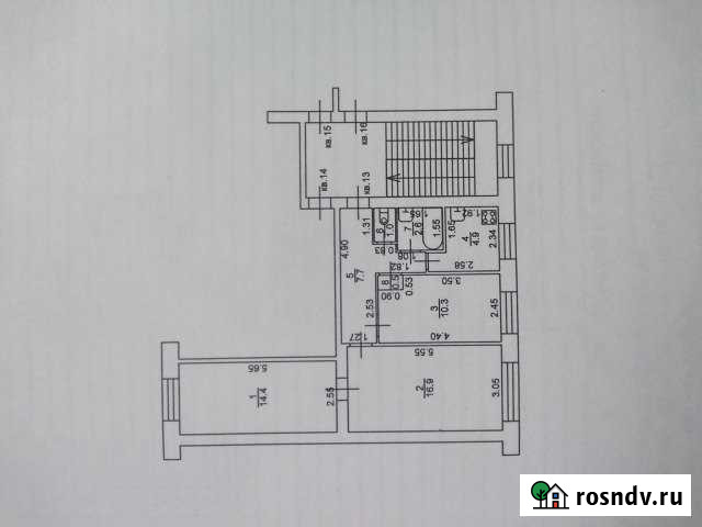3-комнатная квартира, 58.3 м², 2/2 эт. на продажу в Петушках Петушки - изображение 1