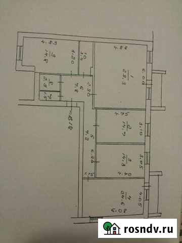 4-комнатная квартира, 120.5 м², 2/5 эт. на продажу в Кемерово Кемерово - изображение 1
