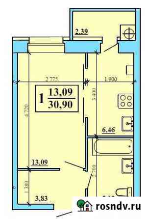 1-комнатная квартира, 30 м², 6/9 эт. на продажу в Рязани Рязань
