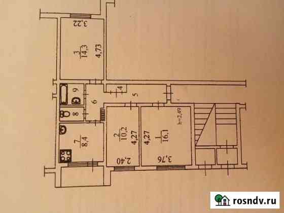 3-комнатная квартира, 67.4 м², 1/5 эт. на продажу в Братске Братск