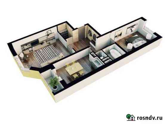 2-комнатная квартира, 61.5 м², 17/17 эт. на продажу в Обнинске Обнинск
