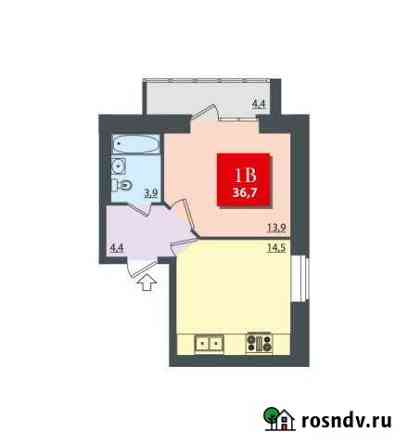 1-комнатная квартира, 36.7 м², 3/7 эт. на продажу в Волгограде Волгоград
