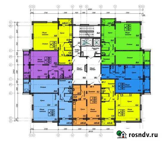 3-комнатная квартира, 85.4 м², 11/17 эт. на продажу в Барнауле Барнаул - изображение 1