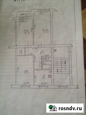3-комнатная квартира, 65 м², 4/5 эт. на продажу в Гусеве Гусев - изображение 1