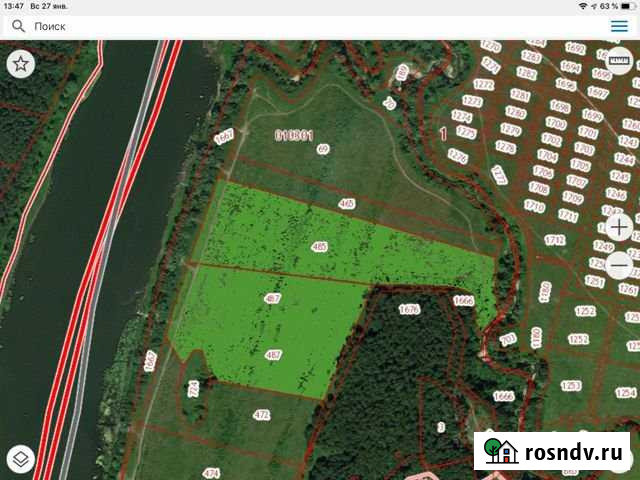 Участок СНТ, ДНП 1100 сот. на продажу в Тарусе Таруса - изображение 1