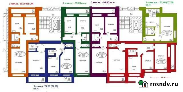 1-комнатная квартира, 37.4 м², 1/10 эт. на продажу в Благовещенске Амурской области Благовещенск - изображение 1