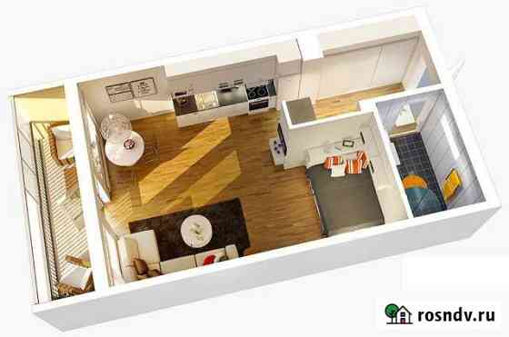 Квартира-студия, 24.3 м², 22/25 эт. на продажу в Ростове-на-Дону Ростов-на-Дону