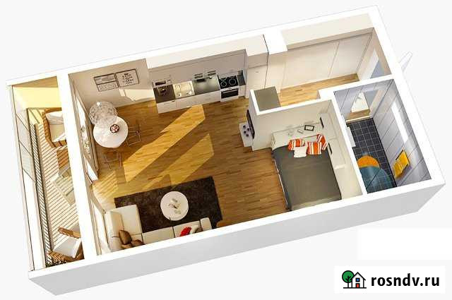 Квартира-студия, 24.3 м², 22/25 эт. на продажу в Ростове-на-Дону Ростов-на-Дону - изображение 1