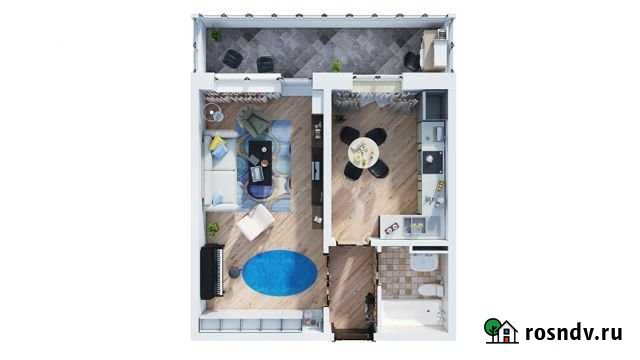 1-комнатная квартира, 44.5 м², 3/10 эт. на продажу в Каспийске Каспийск - изображение 1