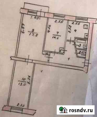 3-комнатная квартира, 57.2 м², 5/5 эт. на продажу в Муроме Муром