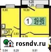 1-комнатная квартира, 42.2 м², 8/10 эт. на продажу в Сосновоборске Красноярского края Сосновоборск - изображение 1