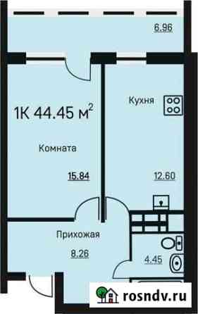 1-комнатная квартира, 43.4 м², 2/16 эт. на продажу в Перми Пермь