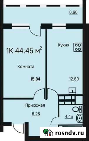 1-комнатная квартира, 43.4 м², 2/16 эт. на продажу в Перми Пермь - изображение 1