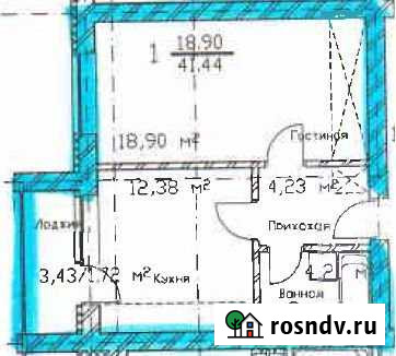 1-комнатная квартира, 41.4 м², 2/4 эт. на продажу в Ярославле Ярославль - изображение 1