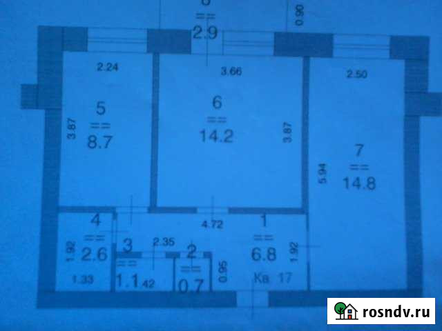 2-комнатная квартира, 50 м², 3/3 эт. на продажу в Бору Бор - изображение 1
