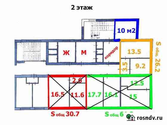 Офисные помещения, 16.6 кв.м. - 100 кв.м. Славянск-на-Кубани