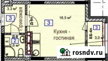 Квартира-студия, 25 м², 10/10 эт. на продажу в Нижнем Новгороде Нижний Новгород - изображение 1