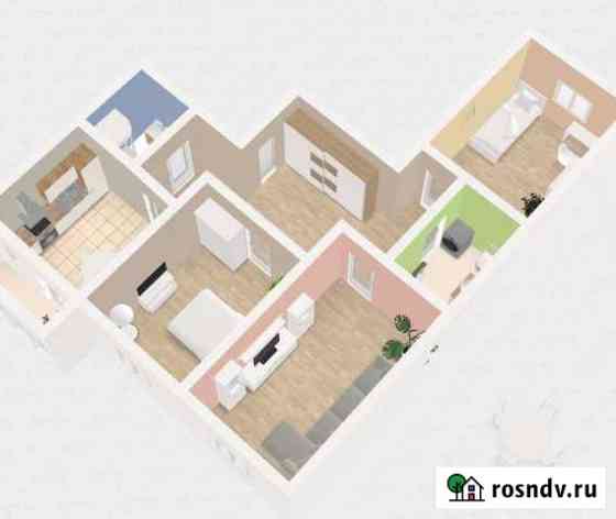 3-комнатная квартира, 79.5 м², 6/17 эт. на продажу в Самаре Самара