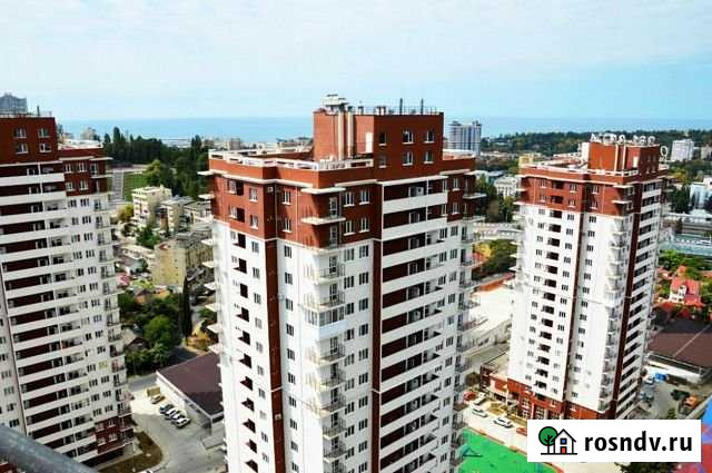 Квартира со свободной планировкой, 42.8 м², 13/19 эт. на продажу в Сочи Сочи - изображение 1